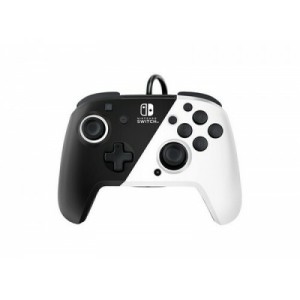 PDP Faceoff Deluxe+ Ενσύρματο Gamepad για Switch Black & White