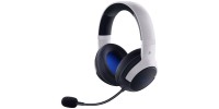Razer Kaira Hyperspeed PlayStation Ασύρματο Over Ear Gaming Headset με σύνδεση USB Licensed Black/White