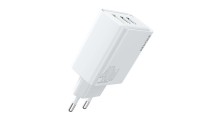 WK Φορτιστής Χωρίς Καλώδιο GaN με Θύρα USB-A και 2 Θύρες USB-C 40W Power Delivery Λευκός (WP-U63)