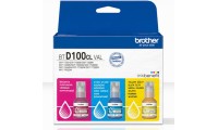 Brother BTD100 Γνήσιο Πακέτο 1 Μελανιών Εκτυπωτή InkJet Κίτρινο / Κυανό / Ματζέντα