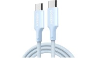 Ugreen USB 2.0 Cable USB-C male - USB-C male 60W Μπλε 1m