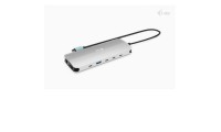 i-tec USB-C Docking Station με HDMI 4K PD Ethernet και σύνδεση 3 Οθονών Ασημί