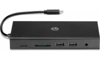 HP Travel USB-C Docking Station με HDMI 4K PD Ethernet Μαύρο