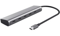 Trust USB 3.2 Hub 5 Θυρών με σύνδεση USB-C Ασημί
