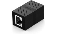 Ugreen Cat7 RJ45 Ethernet Cable Coupler Black
