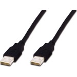 Digitus USB 2.0 Cable USB-A male - USB-A male 1m (AK-300100-010-S)