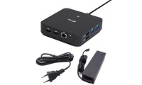 i-tec USB-A Docking Station με 4K PD με Ethernet και σύνδεση 3 Οθονών Μαύρο