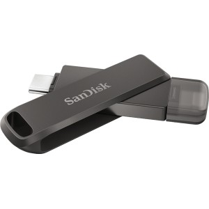 Sandisk iXpand Luxe 128GB USB-C/ Lightning Black