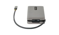 StarTech USB-C Docking Station με HDMI 4K PD Ethernet Γκρι (DKT31CVHPD3)