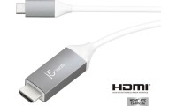 J5 Create Cable HDMI male - USB-C male 1.8m Λευκό
