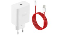 OnePlus Φορτιστής με Θύρα USB-A και Καλώδιο USB-C 100W Power Delivery Λευκός (SUPERVOOC)
