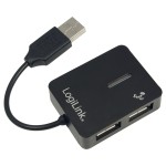LogiLink USB 2.0 Hub 4 Θυρών με σύνδεση USB-A
