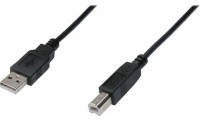 Digitus USB 2.0 Cable USB-A male - USB-B male 1.8m