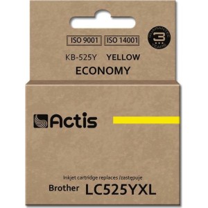 Actis Συμβατό Μελάνι Brother LC525YXL Κίτρινο