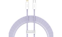 Baseus Dynamic 2 Braided USB-C to Lightning Cable 20W Μωβ 2m (CALD040305)