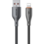 WK Wdc-67i USB-A to Lightning Cable 12W Μαύρο 1m