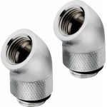 Corsair Hydro X Series 45° Rotary Adapter Twin Pack Chrome