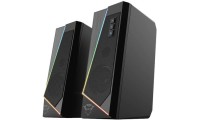 Trust GXT 609 Zoxa RGB Ηχεία Υπολογιστή 2.0 με RGB Φωτισμό και Ισχύ 12W σε Μαύρο Χρώμα