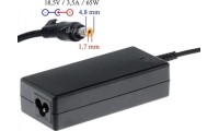 Akyga Notebook Adapter Φορτιστής Laptop 65W 18.5V 3.5A για HP 