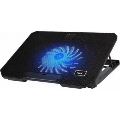 Havit F2030 Cooling Pad για Laptop έως 17.3" με 1 Ανεμιστήρα και Φωτισμό