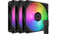CoolerMaster SickleFlow Edge 120 ARGB 3-pack Fan Kit Black