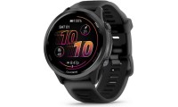 Garmin Forerunner 570 Aluminium 47mm Αδιάβροχο Smartwatch με Παλμογράφο Slate Gray Aluminum with Translucent Black/Black Band