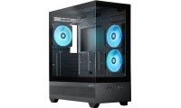 Chieftec VISTA Gaming Midi Tower Κουτί Υπολογιστή με Πλαϊνό Παράθυρο και ARGB Φωτισμό Μαύρο