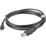 Lanberg Regular USB 2.0 to micro USB Cable Μαύρο 1.8m (CA-USBM-10CC-0018-BK)