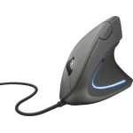 Trust Verto Ergonomic Ενσύρματο Vertical Ποντίκι Μαύρο