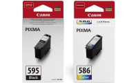 Canon PG-595 / CL-586 Γνήσιο Photo Value Pack με 2 Μελάνια Εκτυπωτή InkJet Μαύρο / Πολλαπλό (Color)