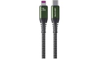 WK WDC-171 Braided USB-C to Lightning Cable 20W Μαύρο 1m