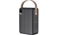 Tracer Skala-8 Power Bank 80000mAh με 3 Θύρες USB-A και Θύρα USB-C Power Delivery / Quick Charge 3.0 Μαύρο