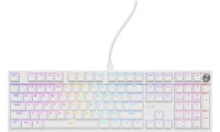Genesis Thor 404 Gaming Μηχανικό Πληκτρολόγιο Full-Size με Gateron Yellow Pro διακόπτες και RGB φωτισμό (Αγγλικό US) Λευκό