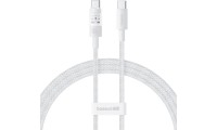 Baseus USB 2.0 Cable USB-C male - USB-C 100W Λευκό 1m
