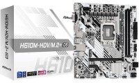 ASRock H610M-HDV/M.2+ D5 Motherboard Micro ATX με Intel 1700 Socket 90-MXBM50-A0UAYZ