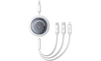 Baseus Regular USB to Lightning / Type-C / micro USB Cable 3.5A Λευκό 1.1m