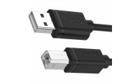 Unitek USB 2.0 Cable USB-A male - USB-B male Μαύρο 3m (Y-C420GBK)