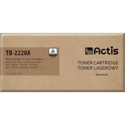 Actis Συμβατό Toner Brother TN2220 Black