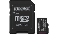 Kingston microSDXC Canvas Select Plus Gen3/s A1 Card+ - Extended Capacity SD (MicroSDHC) 