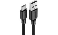 Ugreen USB 2.0 Cable USB-C male - USB-A male 60W Μαύρο 1m