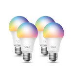 TP-LINK Smart Λάμπες LED 8.7W για Ντουί E27 RGBW 806lm Dimmable 4τμχ