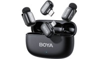 Boya mini 2 Lightning & Type-C Σετ Ασύρματο Δυναμικό Μικρόφωνο Πέτου Μαύρο