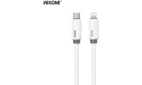 WK WDC-29 USB-C to Lightning Cable 30W Λευκό 1m