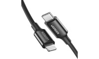 Ugreen US171 USB-C to Lightning Cable 18W Μαύρο 1m