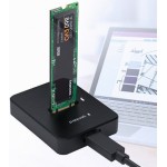Gembird Docking Station Σκληρών Δίσκων PCIe/SATA M.2(2230)" / M.2(2242)" / M.2(2260)" / M.2(2280)" με σύνδεση USB-C (DD-U3M2)