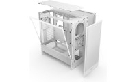 NZXT H5 Flow Midi Tower Κουτί Υπολογιστή με Πλαϊνό Παράθυρο Λευκό