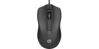 HP 100 Ενσύρματο Ποντίκι Μαύρο