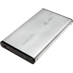 LogiLink Θήκη για Σκληρό Δίσκο 2.5" SATA III με σύνδεση USB2.0 σε Ασημί χρώμα