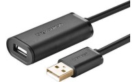Ugreen USB 2.0 Cable USB-A male - USB-A female Μαύρο 10m