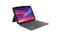 Logitech Combo Touch Flip Cover Πλαστικό με Πληκτρολόγιο Αγγλικά UK Oxford Grey (iPad 2022 10.9'')